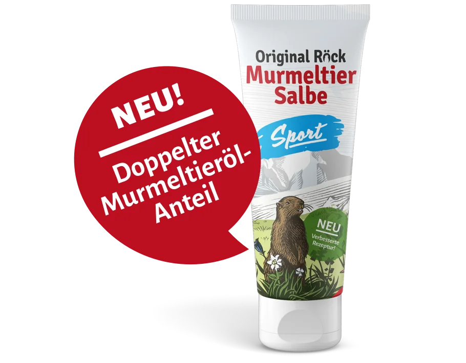Murmeltiersalbe für Sportler